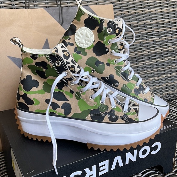 Converse Run Star Hile Hi Candid Ginger/Piquant Grey mens - Picture 6 of 16